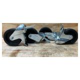 4  Caster Wheels lot of 4