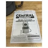 *Central Machinery 50LB Portable Abrasive Blaster Kit MSRP $149.99 (untested sold as is)