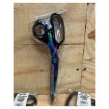 Extra Long Professional Tailor Scissors Stainless Steel Sewing Shears with Iridescent Blades 10.25 Titanium Plated Tailoring Scissors for Dressmak