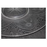 Etched Glass Serveware