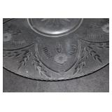 Etched Glass Serveware