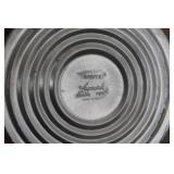 Leonard Pewter Candlesticks & Wilton Bowl