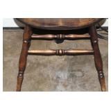 Windsor Chair & Ott Lite Lamp