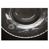 Etched Glass Serveware
