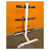 Cybex Vertical Olympic Weight Plate Storage Rack