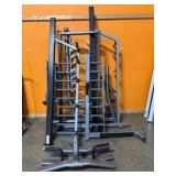 Matrix Magnum Commercial Smith Machine & Olympic Power Rack Combo - Pull-Up Bars - Gym Quality