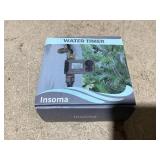 Insoma Sprinkler Timer with Brass Swivel, Programmable Water Timer for Outdoor Garden Hose, Hose Timers with Rain Delay/Manual/Auto Mode, Drip Irrigation and Lawn Watering System, 1 Outlet