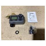 Insoma Sprinkler Timer with Brass Swivel, Programmable Water Timer for Outdoor Garden Hose, Hose Timers with Rain Delay/Manual/Auto Mode, Drip Irrigation and Lawn Watering System, 1 Outlet