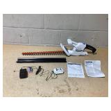 HART 20 Volt Cordless 18 inch Hedge Trimmer (1) Charger (No Battery, Used)