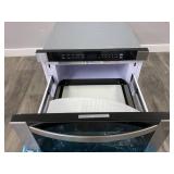 Koolmore 24 in. W 1.2 cu. ft. 1000-Watt Wall Mounted with Flat Bottom Microwave Drawer in Stainless Steel Model # KM-MD-1SS