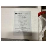 WHALEN Allston Barn Door Corner TV Stand For 55" TVs WHA-10009 Dimensions: 47.75" W x 27.75 D x 34° H