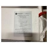 WHALEN Allston Barn Door Corner TV Stand For 55" TVs WHA-10009 Dimensions: 47.75" W x 27.75 D x 34° H