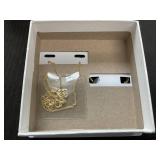 Kendra Scott Elisa Mikki Huggie Hoops & Necklace Set