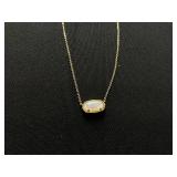 Kendra Scott Glass Stone Elisa Pendant Necklace