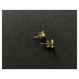 Dainty Gold Bow Stud Earrings