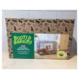 Boots & Barkley 2 Door Wire Collapsible Dog Crate - Black - Medium Size 30"x19"x21"