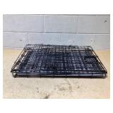 Boots & Barkley 2 Door Wire Collapsible Dog Crate - Black - Medium Size 30"x19"x21"