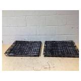 LOT OF 2 Boots & Barkley Wire Collapsible Dog Crate - S - Black - 24 Inches (L), 20 Inches (H) x 18 Inches (W) (1 New, 1 Used)