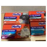 LOT OF 7 Hefty Trash Bags