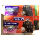 LOT OF 7 Hefty Trash Bags