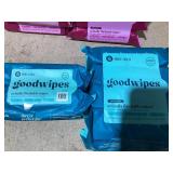 LOT OF 6 goodwipes Flushable Wipes