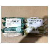 LOT OF 7 Honest Flushable Wipes