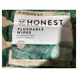 LOT OF 7 Honest Flushable Wipes