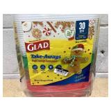LOT OF 8 Glad Food Containers