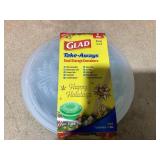 LOT OF 8 Glad Food Containers