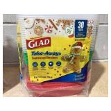 LOT OF 6 Glad Food Containers