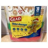 LOT OF 8 Glad Food Containers
