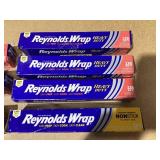 LOT OF 9 Reynolds Wrap Aluminum Foil