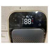 Dreo - 25" 11.5ft/s Fast Portable Room Heater with Remote and Thermostat,Overheating & Tip-Over Protection, Solaris Max - Gold