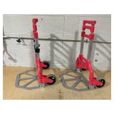 LOT OF 2 up&up Folding Utility Carts