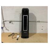 Holmes 30 ExtremeBreeze High Velocity Tower Fan with Programmable Thermostat and 3 Speeds, Black
