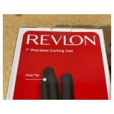 LOT OF 2 Revolon Curling Iron & Round Brush Dryer And Styler