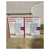 LOT OF 2 Honeywell Ultrasonic Egg Humidifier HUL545W: Cool Mist, Aromatherapy, No Filter, 36-Hour Run, 300-500 sq. ft. Room