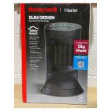 Honeywell Digital Ceramic Compact Tower Heater Black: Indoor Space Heater, Programmable Thermostat, 1500W, Electric