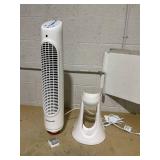 Honeywell QuietSet 5 Speed Oscillating Tower Fan White HYF260 Standing Floor Fan, Quiet Cooling, Programmable Timer