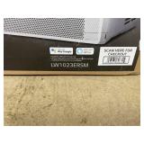 LG 10,000 BTU 115V Window Air Conditioner Cools 450 sq. ft. with Wi-Fi, Remote and Dehumidifier in White (Model # LW1023ERSM, Minor Trasnit Damage Back)