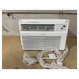 LG 10,000 BTU 115V Window Air Conditioner Cools 450 sq. ft. with Wi-Fi, Remote and Dehumidifier in White (Model # LW1023ERSM, Minor Trasnit Damage Back)