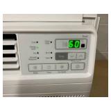 LG 10,000 BTU 115V Window Air Conditioner Cools 450 sq. ft. with Wi-Fi, Remote and Dehumidifier in White (Model # LW1023ERSM, Minor Trasnit Damage Back)