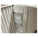 LG 10,000 BTU 115V Window Air Conditioner Cools 450 sq. ft. with Wi-Fi, Remote and Dehumidifier in White (Model # LW1023ERSM, Minor Trasnit Damage Back)
