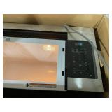 Samsung 1.6 cu. ft. 1000 W Stainless Steel Over-the-Range Microwave with Auto Cook Model # ME16A4021AS