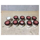 LOT OF 10 Mrs. Meyers Clean Day Soy Candles (Gingerbread Scent, Missing 1 Lid)