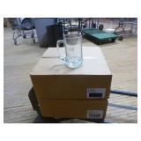 24 Sport 25 Ounce Glass Beer Mugs