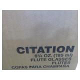 58 Libbey Fluted Glasses