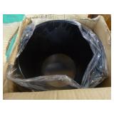 10 Galvanized Black Ice Buckets