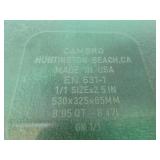 6 Cambro Storage Containers with Lids