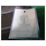 6 Silver Tree Cast Iron Moose Stocking Holders